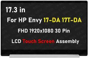 N87242-001 For HP Envy 17-DA0013DX FHD LCD Touch Screen Assembly Replacement N87242-001 For HP Envy 17-DA0013DX FHD LCD Touch Screen Assembly Replacement