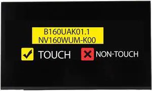 LCD Touch Screen Replacement for B160UAK01.1 NV160WUM-K00 AUOE69B | FRU 5D10V82410 SD10Z34946 5D10V82412, FHD+ 1920x1200 40Pin Display Panel LCD Touch Screen Replacement for B160UAK01.1 NV160WUM-K00 AUOE69B | FRU 5D10V82410 SD10Z34946 5D10V82412, FHD+ 1920x1200 40Pin Display Panel