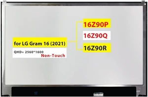 Screen Replacement LP160WQ1-SPA1 for LG Gram 16 2021 16Z90P 16Z90Q 16Z90R for 16Z90Q-K.LLS8U1 16Z90P-K.AAE7U1,16.0" LCD Display QHD+ 2560*1600 40Pin 60Hz Screen Replacement LP160WQ1-SPA1 for LG Gram 16 2021 16Z90P 16Z90Q 16Z90R for 16Z90Q-K.LLS8U1 16Z90P-K.AAE7U1,16.0" LCD Display QHD+ 2560*1600 40Pin 60Hz