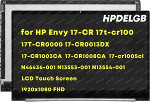 N46436-001 N13553-001 N13554-001 Replacement for HP Envy 17-CR 17t-cr100 17T-CR0000 17-CR0013DX 17-CR1003CA 17-CR1008CA 17-cr1005cl 1920x1080 FHD IPS LCD Touch Screen Digitizer Assembly N46436-001 N13553-001 N13554-001 Replacement for HP Envy 17-CR 17t-cr100 17T-CR0000 17-CR0013DX 17-CR1003CA 17-CR1008CA 17-cr1005cl 1920x1080 FHD IPS LCD Touch Screen Digitizer Assembly