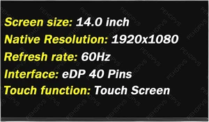for Lenovo Thinkpad L14 Gen 3 4 21C1 21C2 Touch Screen Replacement 14" Replacement for Lenovo Thinkpad L14 Gen 3 4 21C1 21C2 LCD Touch Screen Display Assembly 1920x1080 60HZ 40 Pin for Lenovo Thinkpad L14 Gen 3 4 21C1 21C2 Touch Screen Replacement 14" Replacement for Lenovo Thinkpad L14 Gen 3 4 21C1 21C2 LCD Touch Screen Display Assembly 1920x1080 60HZ 40 Pin