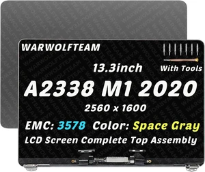 for MacBook Pro A2338 M1 EMC 3578 LCD Screen Replacement Gray for MacBook Pro A2338 M1 EMC 3578 LCD Screen Replacement Gray