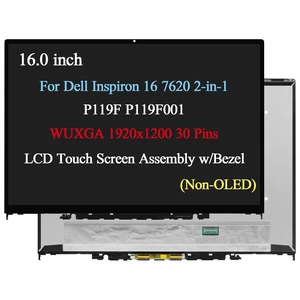 For Dell Inspiron 16 7620 2-in-1 P119F P119F001 16" LCD Touch Screen Replacement For Dell Inspiron 16 7620 2-in-1 P119F P119F001 16" LCD Touch Screen Replacement