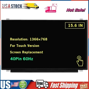 15.6" New LCD Screen Replacement for NT156WHM-T00 N156BGN-E41 LCD Display Touch HD 40 Pins 15.6" New LCD Screen Replacement for NT156WHM-T00 N156BGN-E41 LCD Display Touch HD 40 Pins