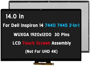 14" for Dell Inspiron 7440 7445 2-in-1 LCD Touch Screen Replacement VDWC3 9JKP0 14" for Dell Inspiron 7440 7445 2-in-1 LCD Touch Screen Replacement VDWC3 9JKP0