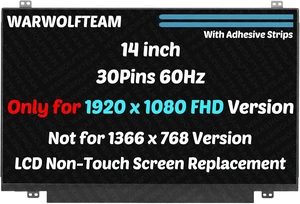 B140HAN02.4 30Pins 60Hz 45% NTSC 63% of sRGB LCD LED Non-Touch 14inch Screen Compatible with Laptop FHD Display(Only for 1920 x 1080 Version) B140HAN02.4 30Pins 60Hz 45% NTSC 63% of sRGB LCD LED Non-Touch 14inch Screen Compatible with Laptop FHD Display(Only for 1920 x 1080 Version)