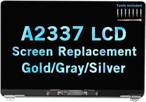 A2337 Screen Replacement Silver for MacBook Air A2337 M1 2020 LCD Display Screen Assembly EMC 3598 MGN63 MGND3LL MGN93 MGNA3 MGN73 MGNE3 (Silver)