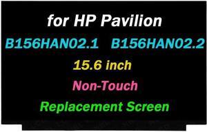 Replacement 15.6" for HP Pavilion B156HAN02.1 B156HAN02.2 LP156WF9-SPC1 NV156FHM-N35 LED LCD Replacement Screen/Panel (Non-Touch)