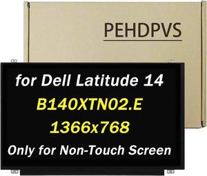 Replacement Screen 14" B140XTN02.E for HP Stream 14-ds0012ds 14-ds0013dx 14-ds0023dx DP/N 0H4NVF 30 Pins 60HZ (HD 1366x768) LED LCD Laptop Display Digitizer Panel(Only for Non-Touch Screen)