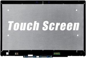 NUOLAISUN Replacement 15.6'' for H P pavilion x 360 Convertible 15-cr0xxx 15-CR 15T-CR 1366 x 768 60 hz LCD Display Touch Screen Assembly