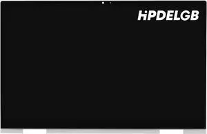 NUOLAISUN For H P ENVY x360 15-ed 15-ed0056nr 40 pin  OLED UHD 3840 (RGB) × 2160 ATNA56WR11 LCD Touch Screen Digitizer Assembly Bezel