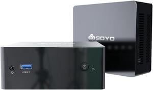 SOYO M2 Plus Mini PC Intel 12th N100 CPU DDR4 8GB RAM 256GB SSD Dual-Band WiFi BT4.2 USB3.2 DP Gaming Computer Windows11