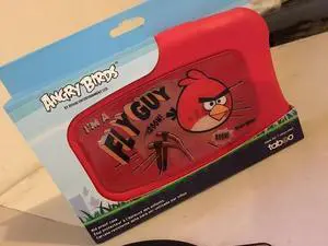 TWO PACK - FREE Angry Birds Im a fly guy Zoom Boom Kid Proof Tabeo Case