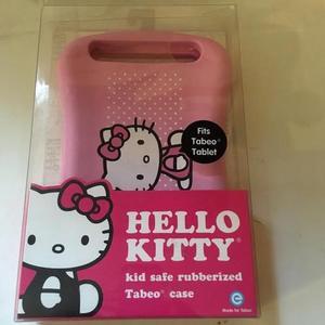 Tabeo Kid Safe Rubberized Case - Hello kitty fits tab tablet