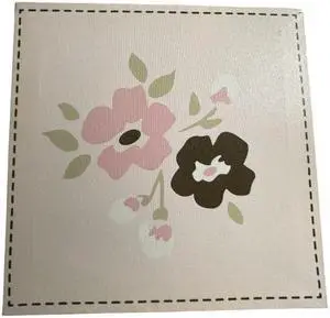 2 Piece Nautica Kids Wall Decor Flowers - Mirror Images on Canvas 19z