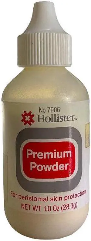 Hollister Adapt Premium Stoma Powder 1 oz. Puff Bottle 7906 1 Ct / 10z