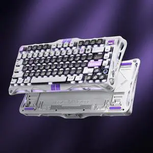 GravaStar Mercury V75 HE Keyboard  75% HallEffect MagneticSwitch Gaming Keyboard, 79Key, 8000Hz Polling, 0.005RT, Wired USB-C, RGB Backlit, Adjustable Actuation, SemiAluminum Chassis -Mecha Gray