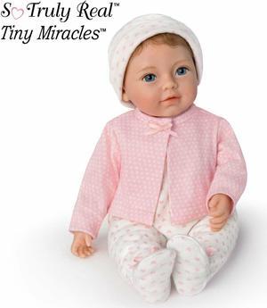 The Ashton - Drake Galleries Little Ellie Tiny Miracles Baby RealTouch® Vinyl Skin With Hand-Rooted Hair Lifelike & Realistic Weighted Doll 10-inches