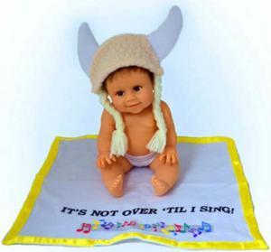 The Ashton-Drake Hats Off to You Baby Collection Issue #23: 'It's Not Over Until I Sing' Baby Doll by Sherry Rawn 5.5-Inches