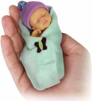 The Ashton - Drake Galleries Bundle Of Joy Hand-Painted Lifelike Pint-Sized Sweet-As-Can-Be Babies  Miniature Baby Doll by Sherry Rawn 4-inches