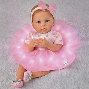 The Ashton - Drake Galleries Light of My Life Baby Doll with Light Up Skirt