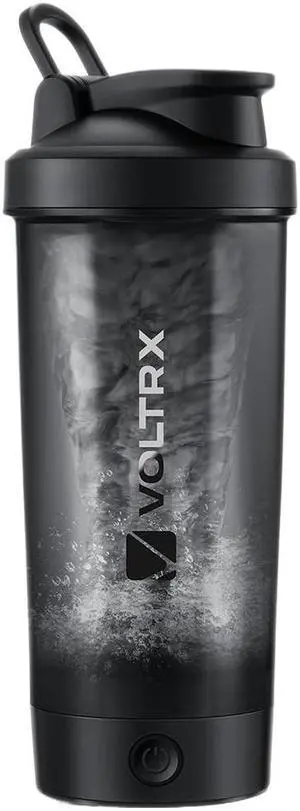 VOLTRX Merger Protein Blender Shaker Bottle USB C Rechargeable Electric Protein Shake Mixer Cups BPA Free 24oz - Black