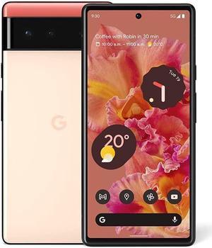 Google Pixel 6  5G Android Phone - Unlocked Smartphone with Wide and Ultrawide Lens - 128GB - Kinda Coral