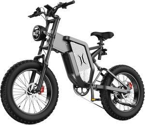 EKX X20 Electric Bike Mountain Moped Ebike 20 Inch Fat Tire 2000W 48V 35AH Men's Road EBike Electric Bicycle For Adults E Bikes
