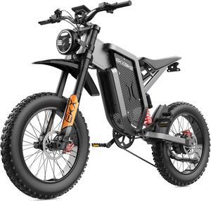 EKX X21 Adults Electric Bike 2000W 48V35AH Samsung Battery 50kmh Snow Electric Motorcycles 20*4.0 Off Road Tyre Mountain Ebike
