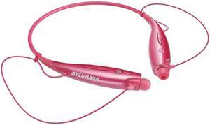 Bluetooth(R) Sports Headphones with Microphone (Pink)