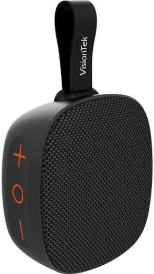 VisionTek SoundCube Wireless Bluetooth Speaker   with IPX7 Waterproof Rating, Bluetooth 5.0, 6+ Hour Playtime, Built-in Mic, TWS Support -ETD901313