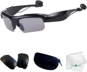 Sunglasses Bluetooth Earphone Outdoor Sport Glasses Wireless Headset with Mic Wearable Technology Men Women with Gift box
