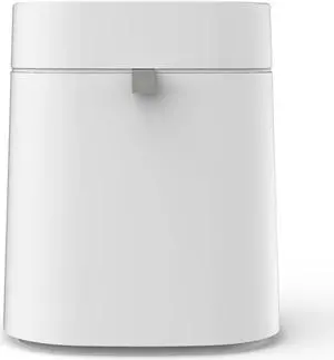 TOWNEW T Air Lite Self-Sealing 4.2 Gallon Waste Bin | Open top Waterproof Motion Sense Activated Garbage Bin | Smart Home Electric Trash Cans - White x1 Refill Ring Included (Up to 25 Bags)