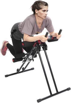 Straight Linear Type Powerful Private Fitness Club Abdomen Exerciser Black
