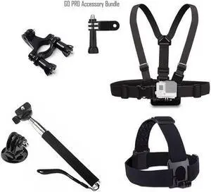 Go Pro HD Camera Accessory 4 pc. Bundle for Hero