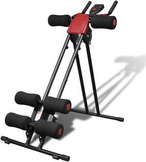 Foldable Core and Abdominal Trainer with Display
