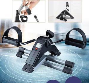 Under Desk Bike Pedal Exerciser for Legs Arms Portable Peddler Adjustable LCD YJ