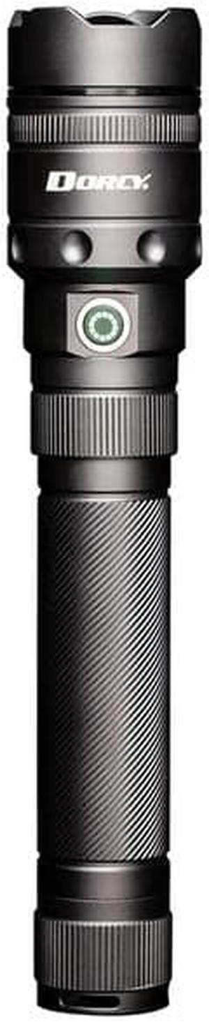 4,000-Lumen Pro Water-Resistant Aluminum LED Rechargeable Flashlight with Built-in Power Bank