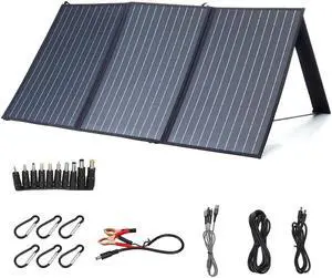XMUND XD-SP2 100W 18V Solar Panel 3-USB+DC PD Fast Charging Outdoor Waterproof Solar Charger For Camping Travelling Car RV Charger