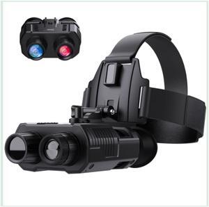 Night Vision Binoculars Goggles Infrared Digital Head Mount Built-in Battery Rechargeable Hunting Camping Equipment 1080P Video
