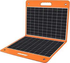 60w 18v Portable Solar Panel, Flashfish Foldable Solar Charger With 5v Usb 18v Dc Output Compatible With Portable Generator, Smartphones, Tablets And More 60w 18v Portable Solar Panel, Flashfish Foldable Solar Charger With 5v Usb 18v Dc Output Compatible With Portable Generator, Smartphones, Tablets And More