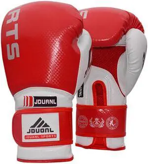 Professional Men Women Boxing Martial Arts Training Gloves RED, 10 Ounce