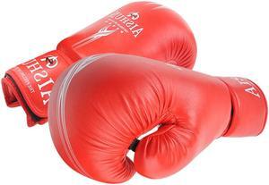 Comfortable Adult Boxing Martial Arts Training Gloves RED, 10 Ounce