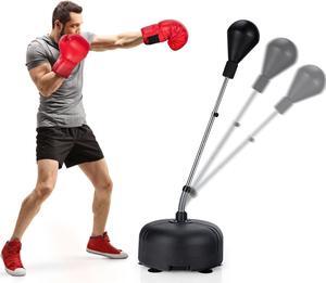 Freestanding Punching Bag with Stand Boxing Gloves for Adult Kids Adjustable