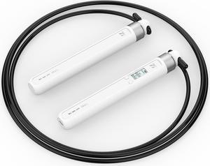 Exercise & Fitness Jump Rope, Smart Rope with APP Data Analysis, USB Rechargeable Skipping Rope with HD LED Display for Fitness, Crossfit, Gym, Burn Calorie - Adjustabl