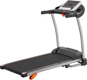 Easy Folding Treadmill for Home Use, 1.5HP Electric Running, Jogging & Walking Machine with Device Holder & Pulse Sensor, 3-Level Incline Adjustable Compact Foldable RT