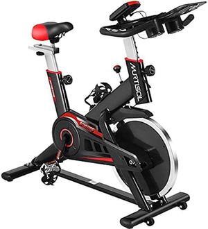 Indoor Cycling Stationary Bike by Murtisol, Exercise Bike with Adjustable Seat,Belt Drive,LCD Display,28.7 LBS Cast Iron flywheel Flywheel,264lbs Weight Capacity,for Home Gym Use RT