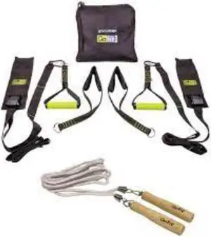 Gofit Gf-gs Gravity Straps Set & Gf-pr Classic Jump Rope