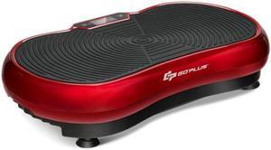 3D Vibration Plate Fitness Machine with Remote Control-Red