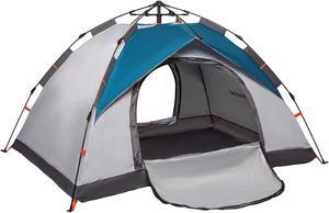 SGODDE 2-3 Person Camping Tent Waterproof Windproof Automatic Tent Portable for Hiking Camping Mountaineering - default